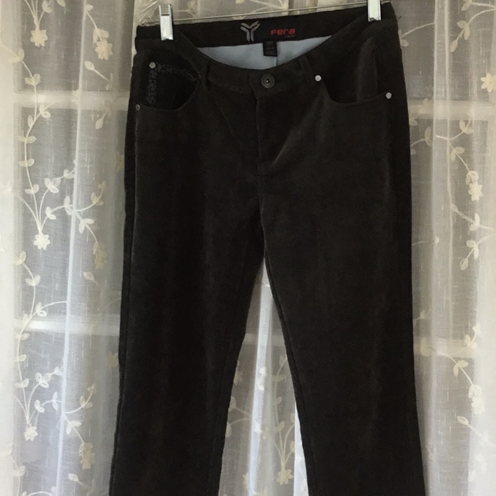 Fera stretch corduroy pants sz 6 like new
